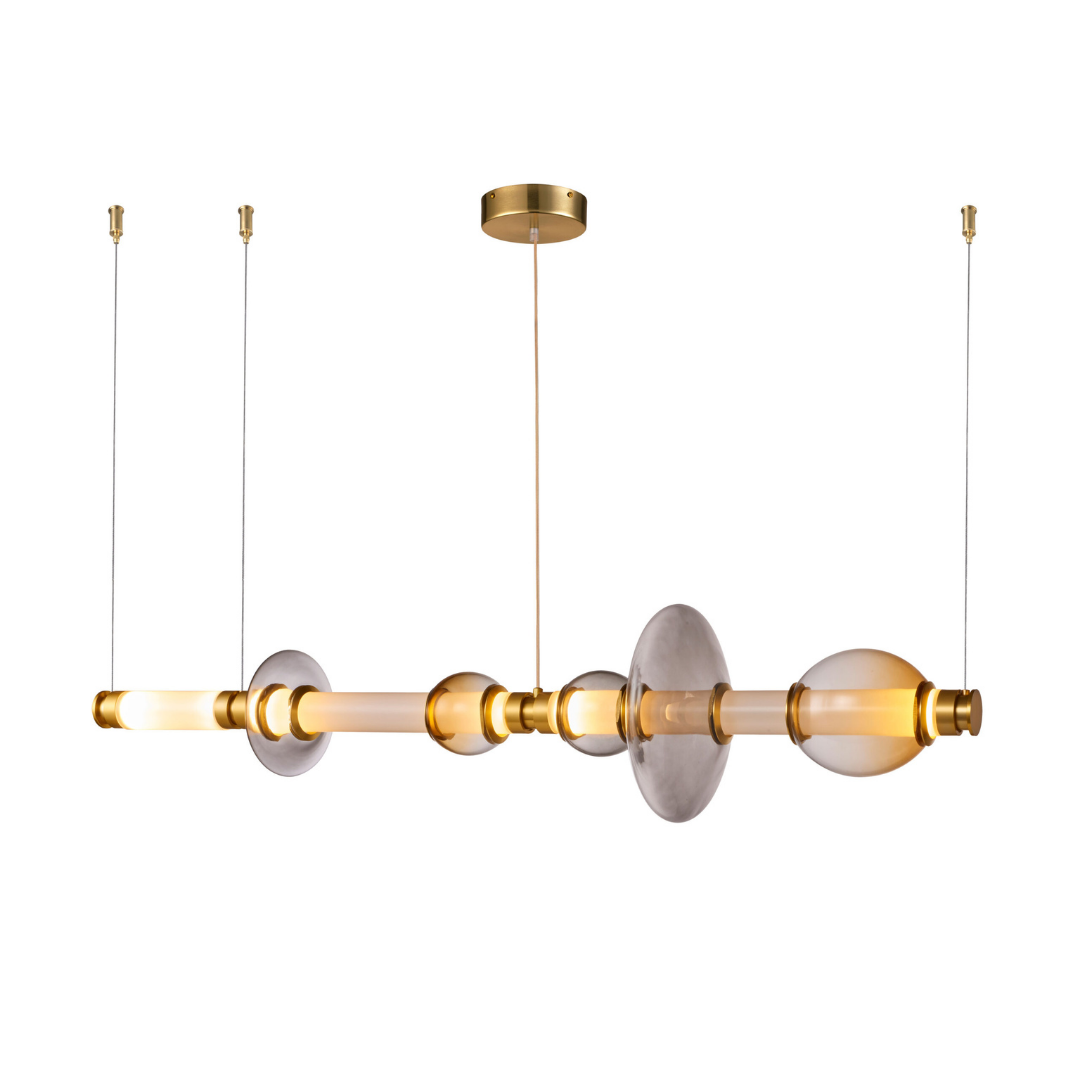 Lámpara Colgante BOMBAI LED 15W 1200lm 3000K Oro – QUOR